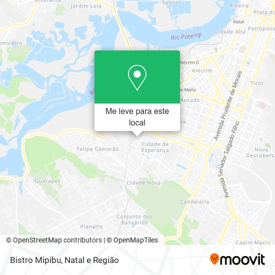 Bistro Mipibu mapa