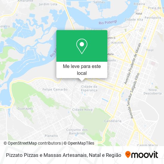 Pizzato Pizzas e Massas Artesanais mapa