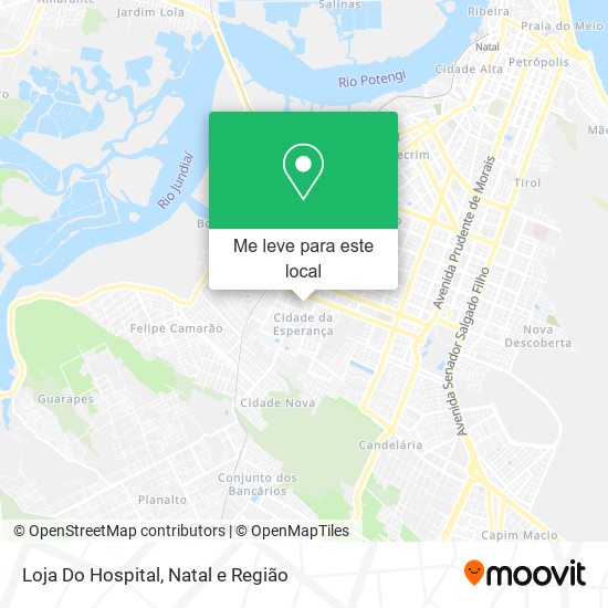 Loja Do Hospital mapa