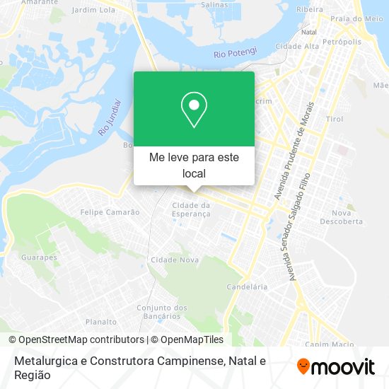 Metalurgica e Construtora Campinense mapa