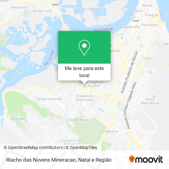 Riacho das Nuvens Mineracao mapa