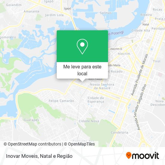 Inovar Moveis mapa