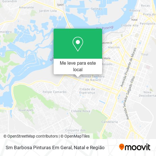 Sm Barbosa Pinturas Em Geral mapa