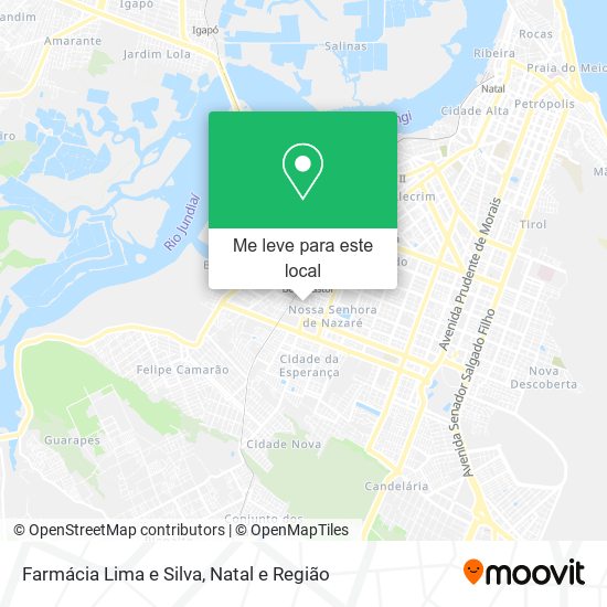 Farmácia Lima e Silva mapa