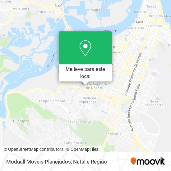 Moduall Moveis Planejados mapa