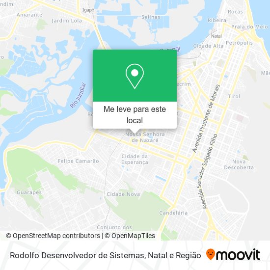 Rodolfo Desenvolvedor de Sistemas mapa