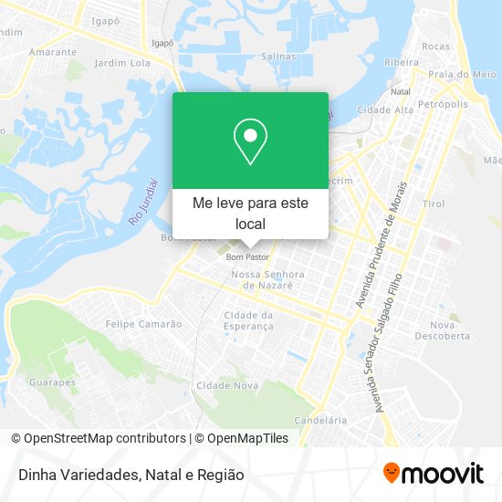 Dinha Variedades mapa