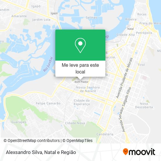 Alexsandro Silva mapa
