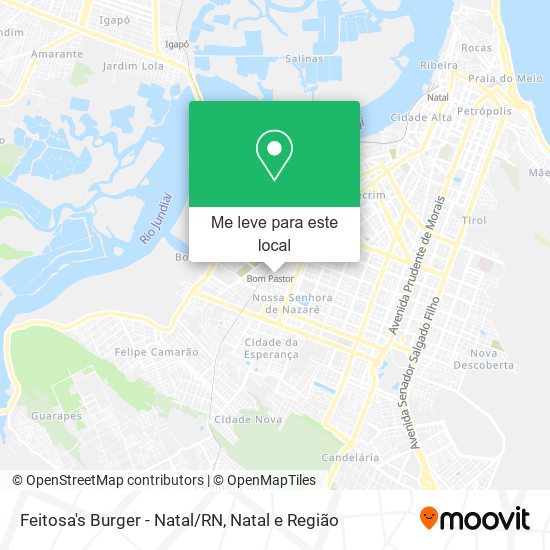 Feitosa's Burger - Natal/RN mapa