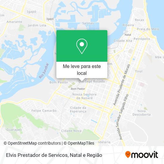 Elvis Prestador de Servicos mapa