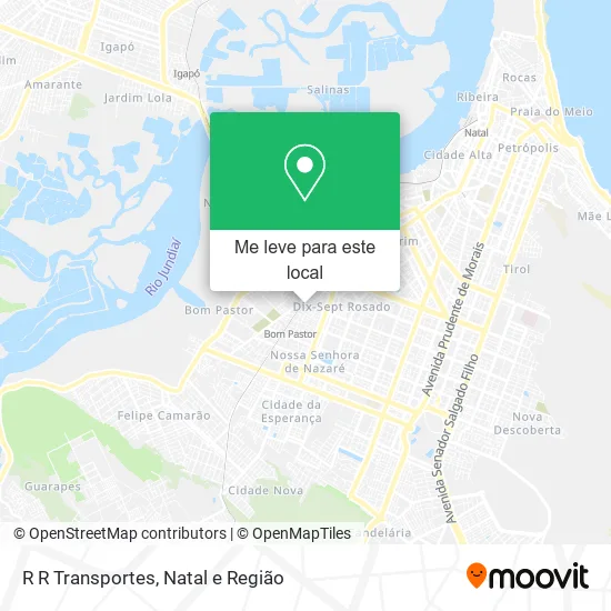 R R Transportes mapa