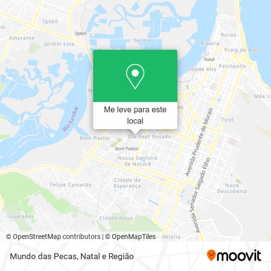 Mundo das Pecas mapa