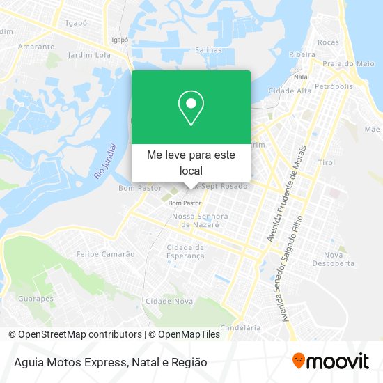 Aguia Motos Express mapa