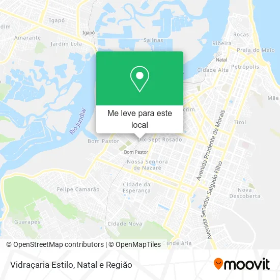 Vidraçaria Estilo mapa