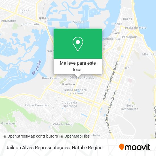 Jailson Alves Representações mapa