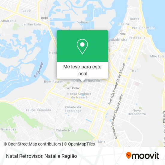 Natal Retrovisor mapa