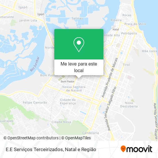 E.E Serviços Terceirizados mapa