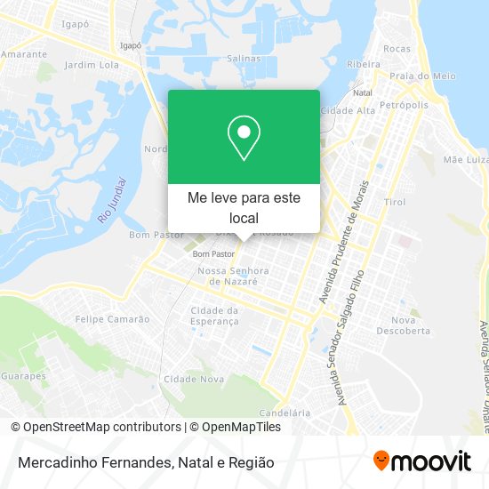 Mercadinho Fernandes mapa