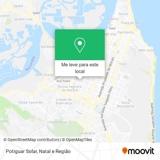 Potiguar Solar mapa