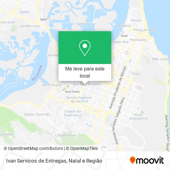 Ivan Servicos de Entregas mapa