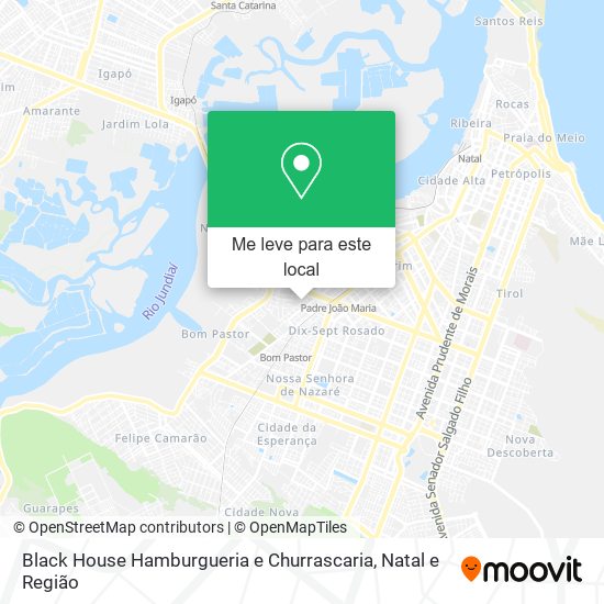 Black House Hamburgueria e Churrascaria mapa