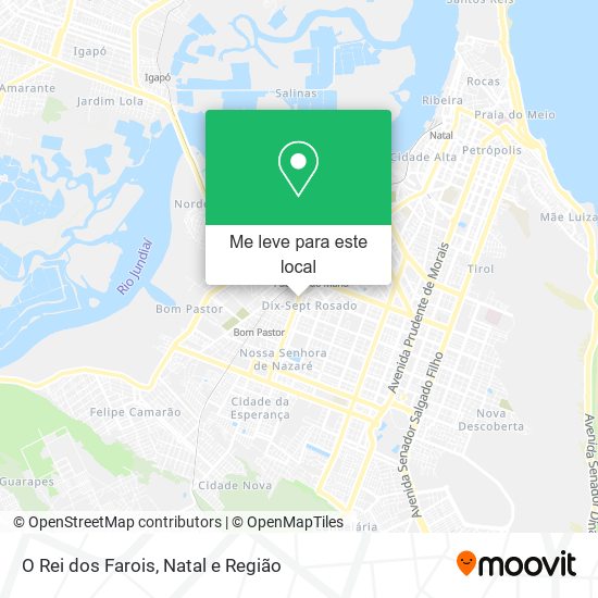 O Rei dos Farois mapa