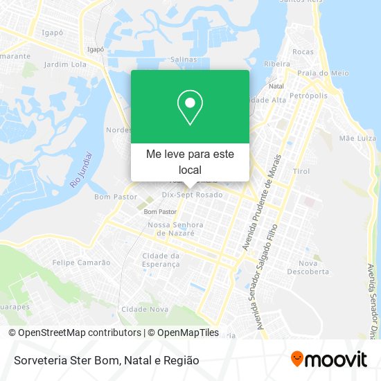 Sorveteria Ster Bom mapa