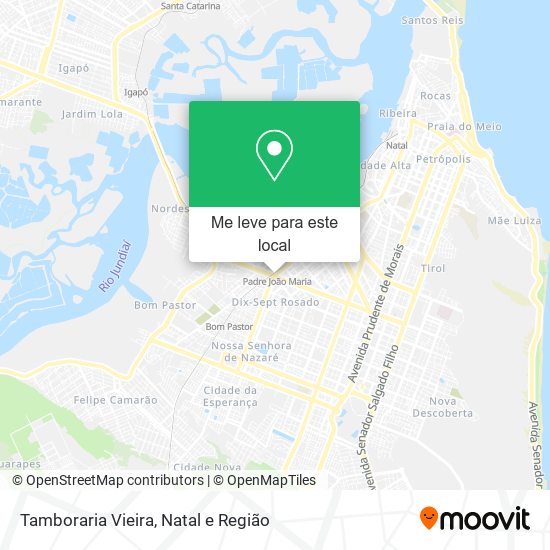 Tamboraria Vieira mapa