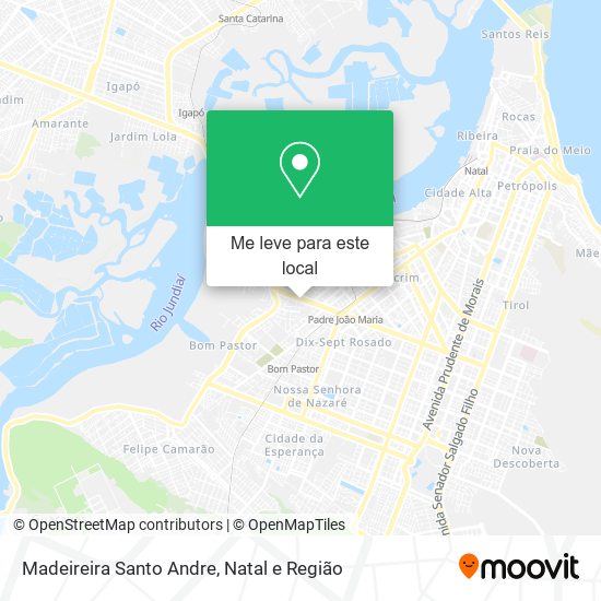 Madeireira Santo Andre mapa