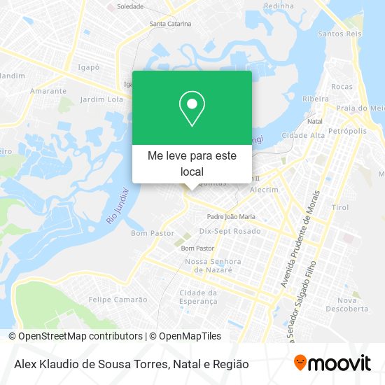 Alex Klaudio de Sousa Torres mapa
