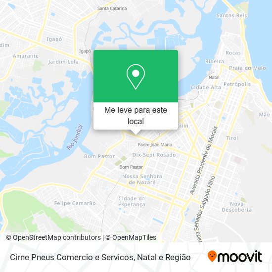 Cirne Pneus Comercio e Servicos mapa