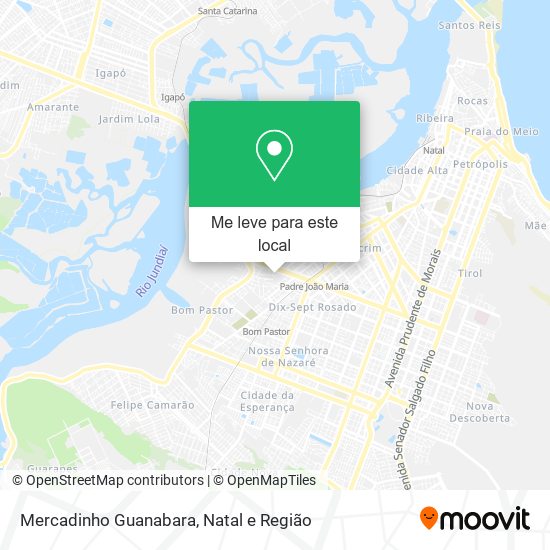 Mercadinho Guanabara mapa