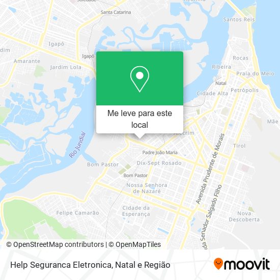 Help Seguranca Eletronica mapa