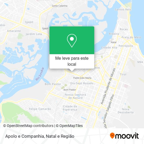 Apolo e Companhia mapa