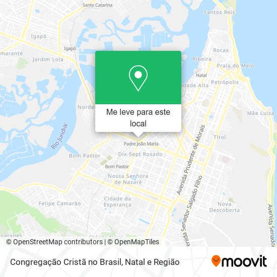 Congregação Cristã no Brasil mapa