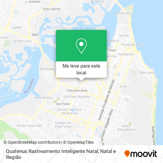 Quatenus Rastreamento Inteligente Natal mapa