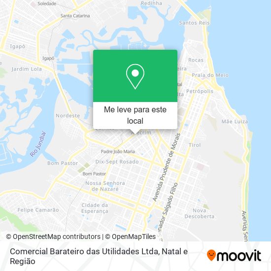 Comercial Barateiro das Utilidades Ltda mapa