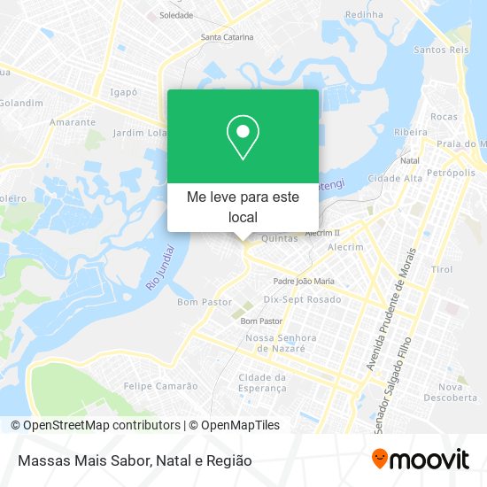 Massas Mais Sabor mapa