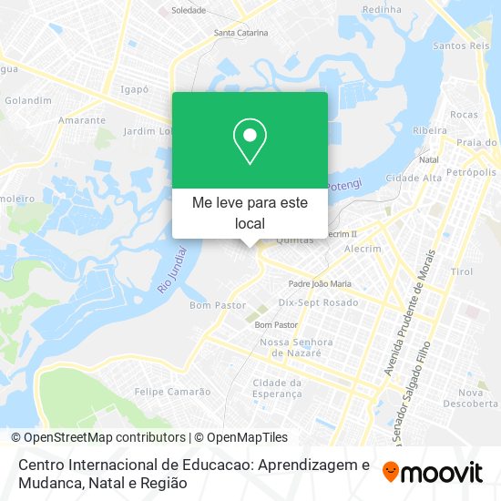 Centro Internacional de Educacao: Aprendizagem e Mudanca mapa