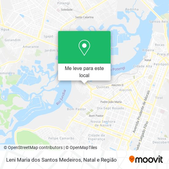 Leni Maria dos Santos Medeiros mapa