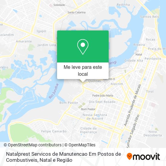 Natalprest Servicos de Manutencao Em Postos de Combustiveis mapa