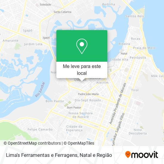 Lima's Ferramentas e Ferragens mapa