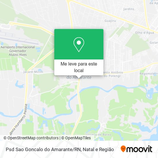 Psd Sao Goncalo do Amarante/RN mapa