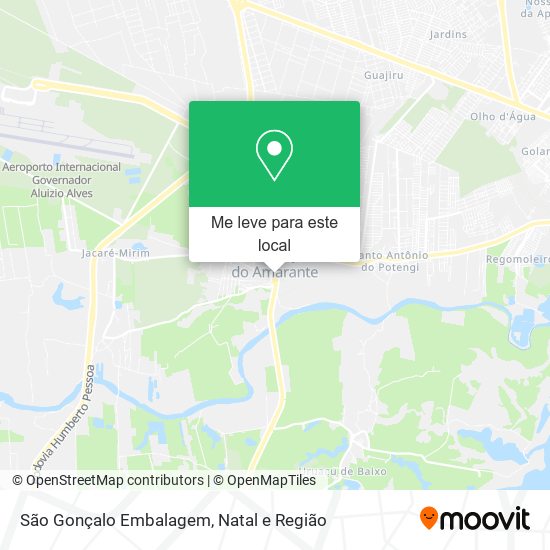 São Gonçalo Embalagem mapa