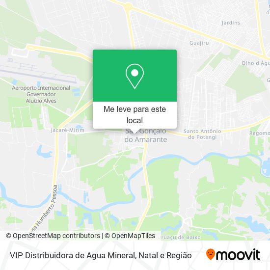 VIP Distribuidora de Agua Mineral mapa