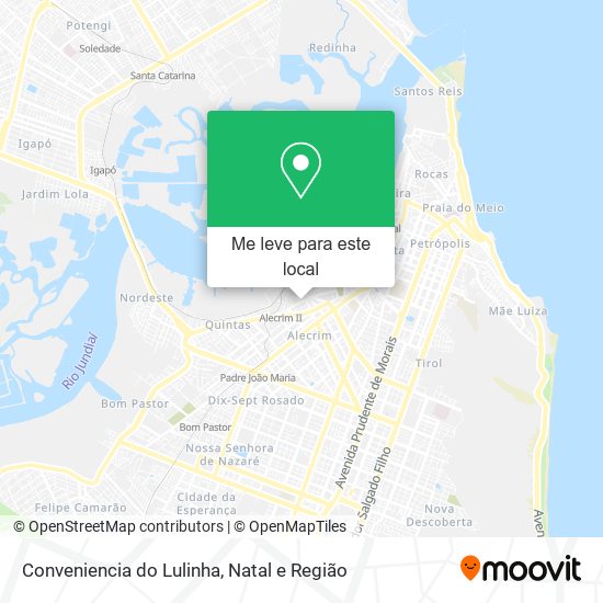 Conveniencia do Lulinha mapa