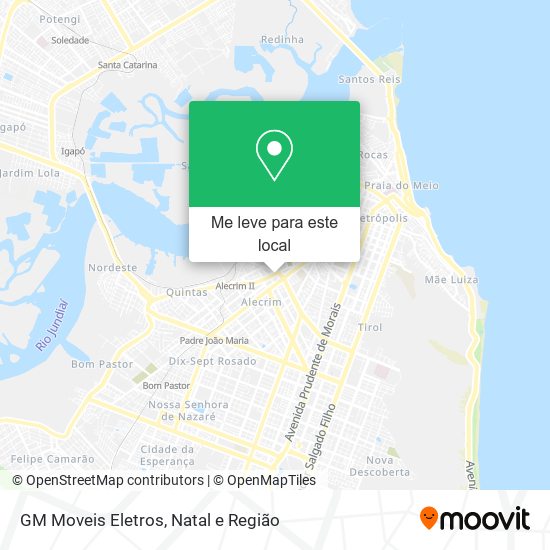 GM Moveis Eletros mapa