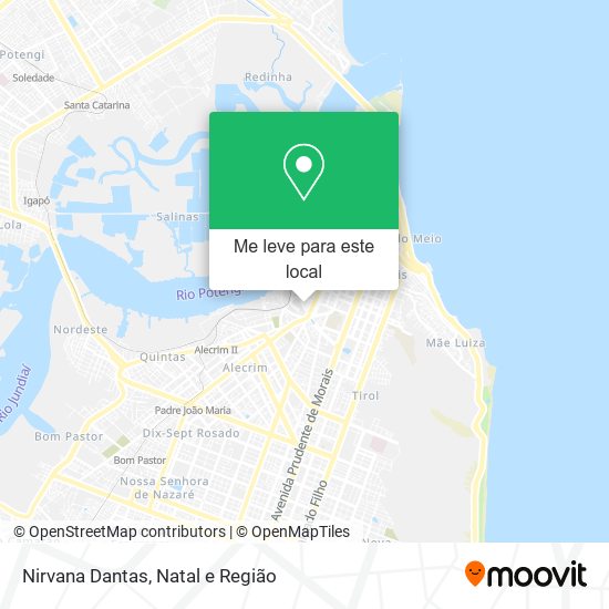Nirvana Dantas mapa