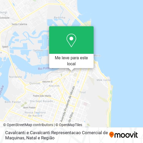 Cavalcanti e Cavalcanti Representacao Comercial de Maquinas mapa