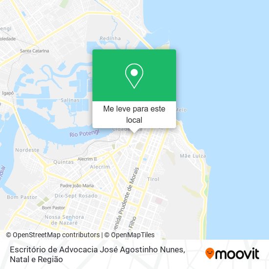 Escritório de Advocacia José Agostinho Nunes mapa